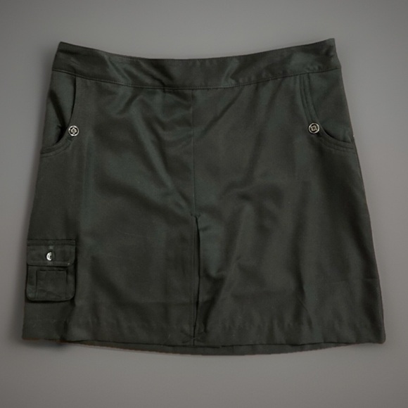 BLACK IZOD X-treme Function Golf Women's Skirt / Skort sz 10 - Picture 1 of 4